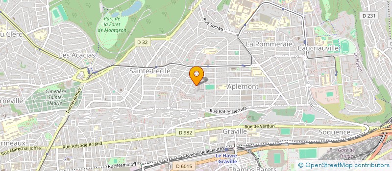 localisation de l'entreprise MONSIEUR BRAHIM KARKACHI KARNAFI  LE HAVRE