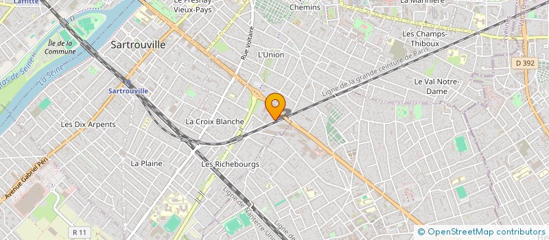 localisation de l'entreprise MONSIEUR BRAHIM KEBDANI à SARTROUVILLE