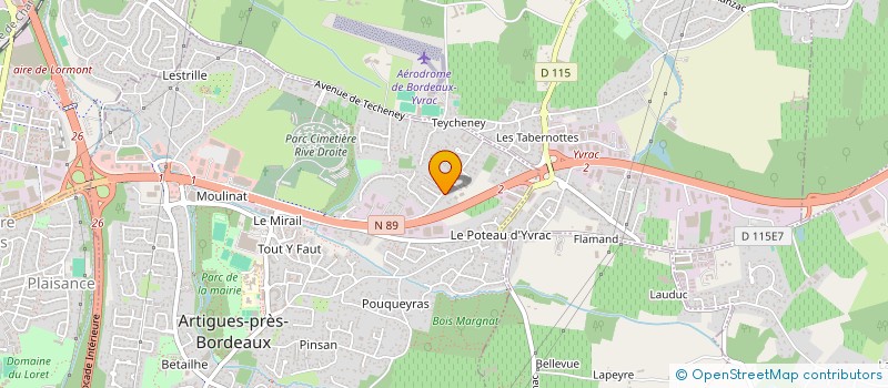 localisation de l'entreprise MONSIEUR BRAHIM KELAI  ARTIGUES-PRES-BORDEAUX