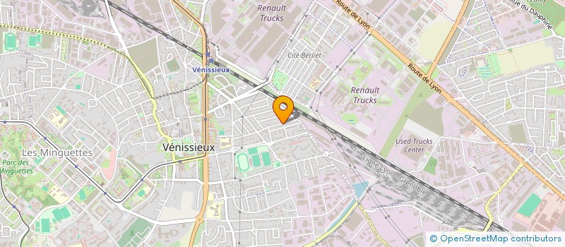 localisation de l'entreprise MONSIEUR BRAHIM KETIF  VENISSIEUX