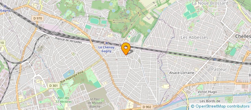 localisation de l'entreprise MONSIEUR BRAHIM KHACER à GAGNY