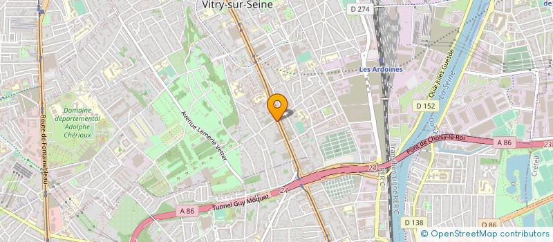 localisation de l'entreprise MONSIEUR BRAHIM KHALIL  VITRY-SUR-SEINE