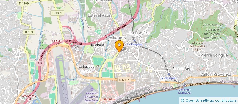 localisation de l'entreprise MONSIEUR BRAHIM KHALIL à CANNES