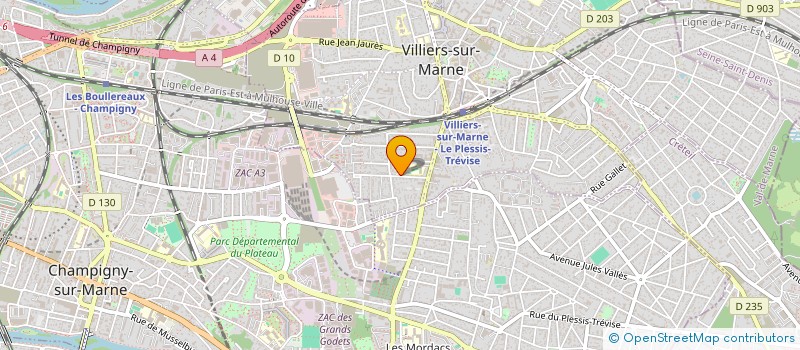 localisation de l'entreprise MONSIEUR BRAHIM KOCHBATI  VILLIERS-SUR-MARNE