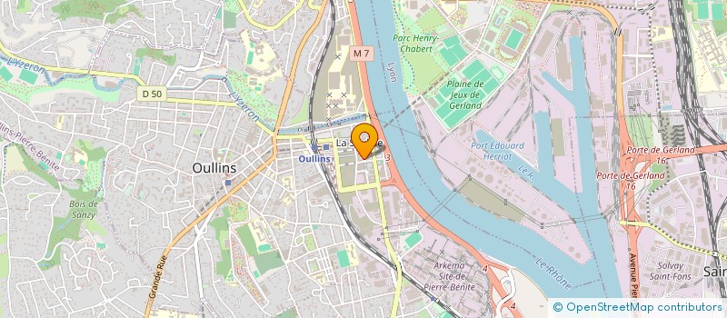 localisation de l'entreprise MONSIEUR BRAHIM LAMOURI  OULLINS-PIERRE-BENITE