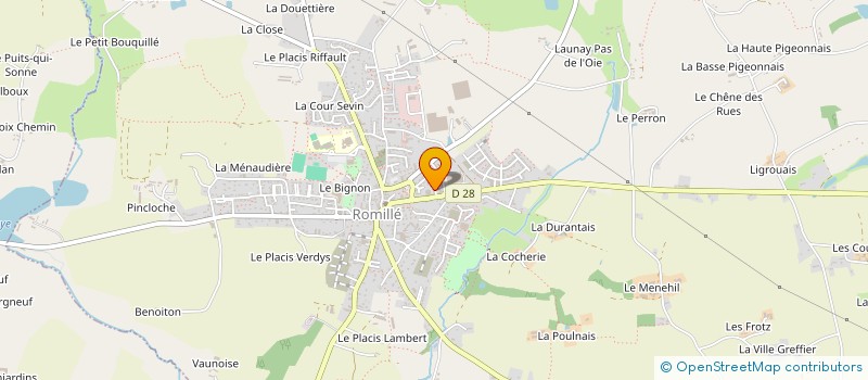 localisation de l'entreprise MONSIEUR BRAHIM LAMZARIKI  ROMILLE