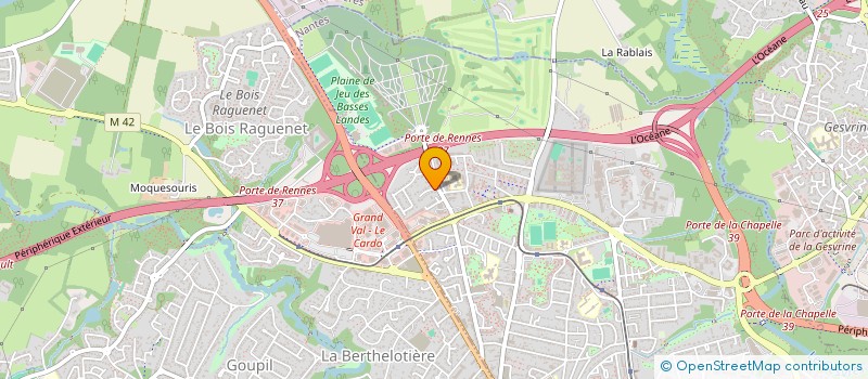 localisation de l'entreprise MONSIEUR BRAHIM LAOUFI  NANTES