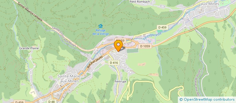 localisation de l'entreprise MONSIEUR BRAHIM LARAFA  SAINTE-MARIE-AUX-MINES