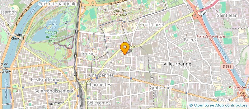 localisation de l'entreprise MONSIEUR BRAHIM LAROUSSI  VILLEURBANNE