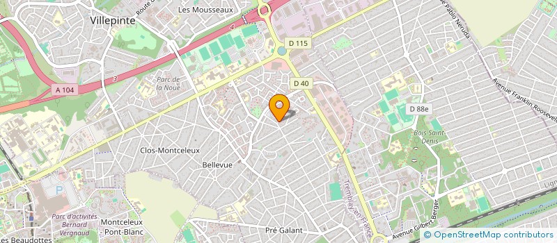 localisation de l'entreprise MONSIEUR BRAHIM LOUJAHDI  VILLEPINTE