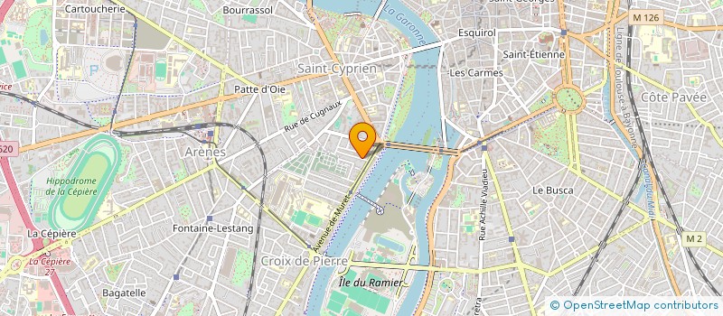 localisation de l'entreprise MONSIEUR BRAHIM M HAMDI  TOULOUSE