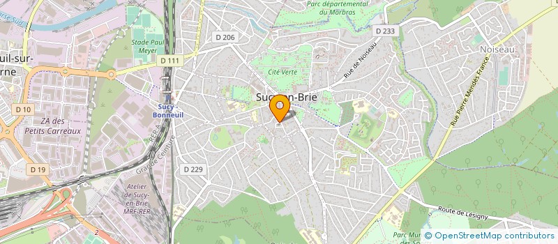 localisation de l'entreprise MONSIEUR BRAHIM MAAI  SUCY-EN-BRIE