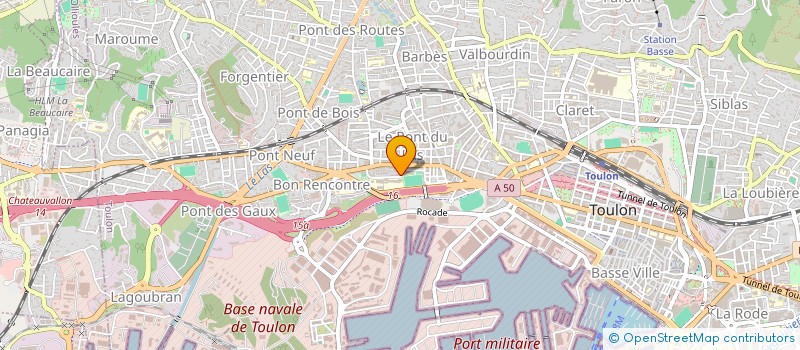 localisation de l'entreprise MONSIEUR BRAHIM MADANI  TOULON