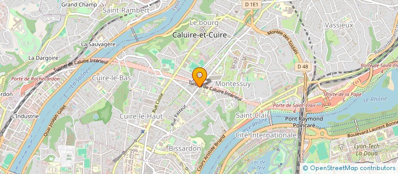 localisation de l'entreprise MONSIEUR BRAHIM MAHAMAT  CALUIRE-ET-CUIRE