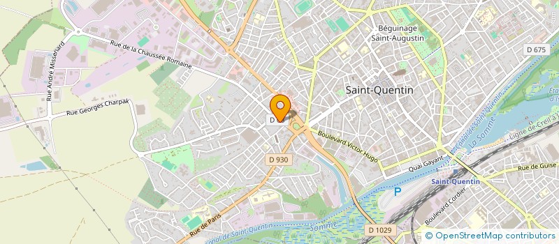 localisation de l'entreprise MONSIEUR BRAHIM MAHIEDDINE à SAINT-QUENTIN