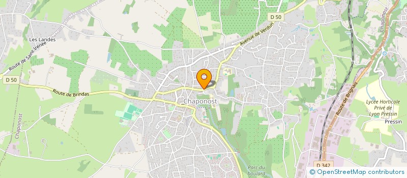 localisation de l'entreprise MONSIEUR BRAHIM MALEK  CHAPONOST