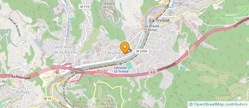 localisation de l'entreprise MONSIEUR BRAHIM MEBARKIA  NICE