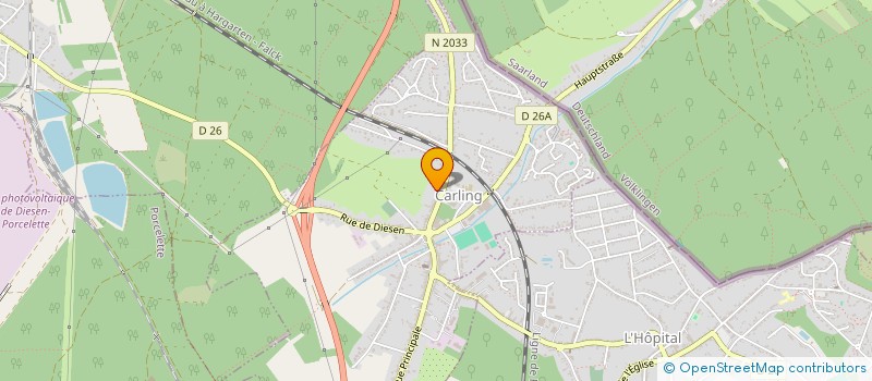 localisation de l'entreprise MONSIEUR BRAHIM MENOUER  CARLING