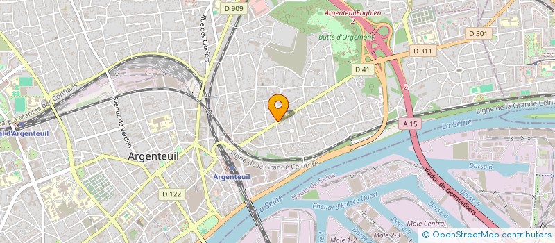 localisation de l'entreprise MONSIEUR BRAHIM MERCHICHE  ARGENTEUIL