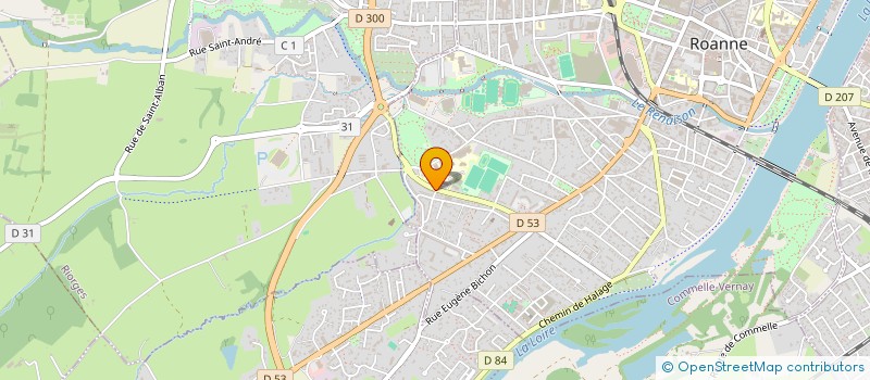 localisation de l'entreprise MONSIEUR BRAHIM MEZILEKH  ROANNE