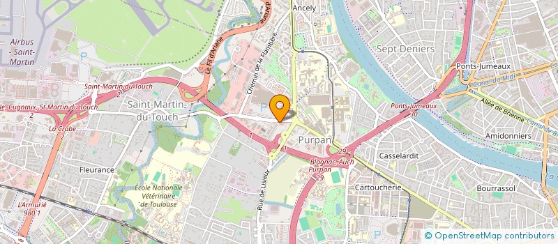 localisation de l'entreprise MONSIEUR BRAHIM MOGHTET  TOULOUSE