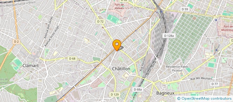 localisation de l'entreprise MONSIEUR BRAHIM NAJAH à CHATILLON