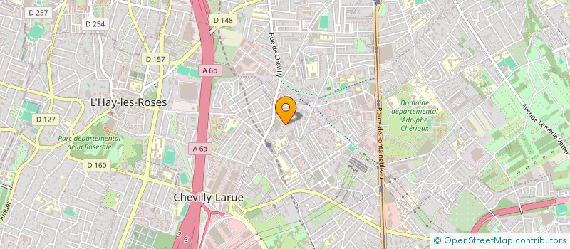 localisation de l'entreprise MONSIEUR BRAHIM NAMAR  L'HAY-LES-ROSES