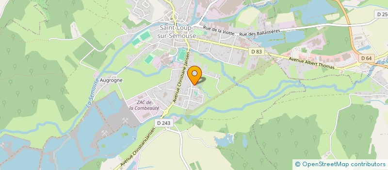 localisation de l'entreprise MONSIEUR BRAHIM NKOUBI  SAINT-LOUP-SUR-SEMOUSE