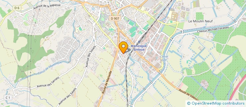 localisation de l'entreprise MONSIEUR BRAHIM OUAHRANI  MANOSQUE