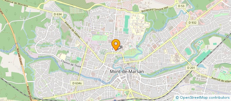 localisation de l'entreprise MONSIEUR BRAHIM OUALLAH  MONT-DE-MARSAN