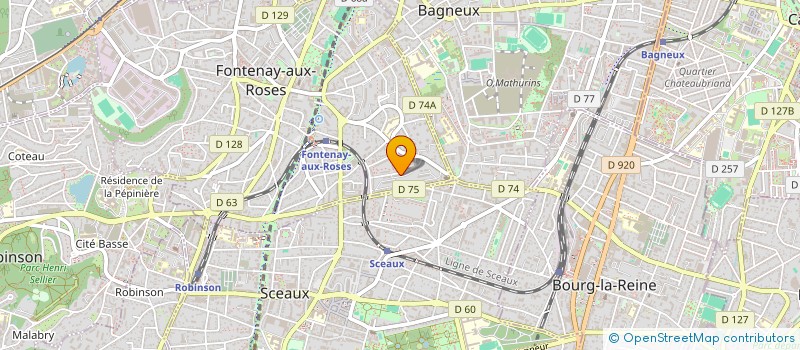 localisation de l'entreprise MONSIEUR BRAHIM OUBRAIM à FONTENAY-AUX-ROSES