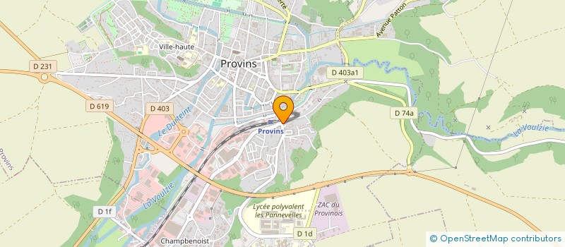 localisation de l'entreprise MONSIEUR BRAHIM OULMONOG  PROVINS