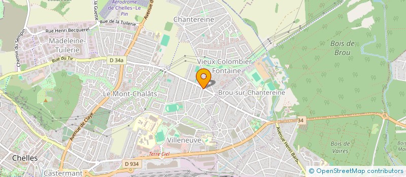 localisation de l'entreprise MONSIEUR BRAHIM OURBA  CHELLES