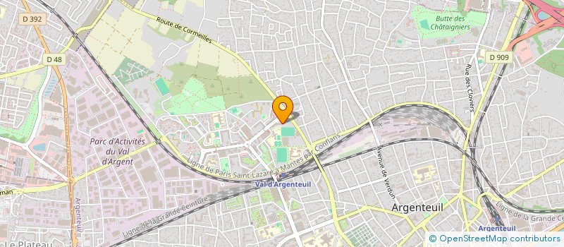 localisation de l'entreprise MONSIEUR BRAHIM OUSSAIH  ARGENTEUIL