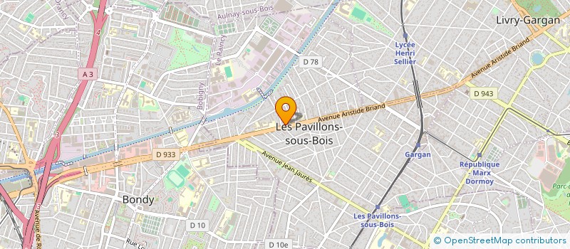 localisation de l'entreprise MONSIEUR BRAHIM RACHI  LES PAVILLONS-SOUS-BOIS