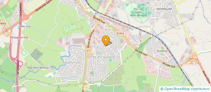 localisation de l'entreprise MONSIEUR BRAHIM RAHMOUCH  PERPIGNAN