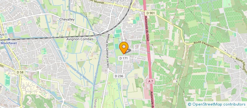 localisation de l'entreprise MONSIEUR BRAHIM REGUIEB  MORIERES-LES-AVIGNON