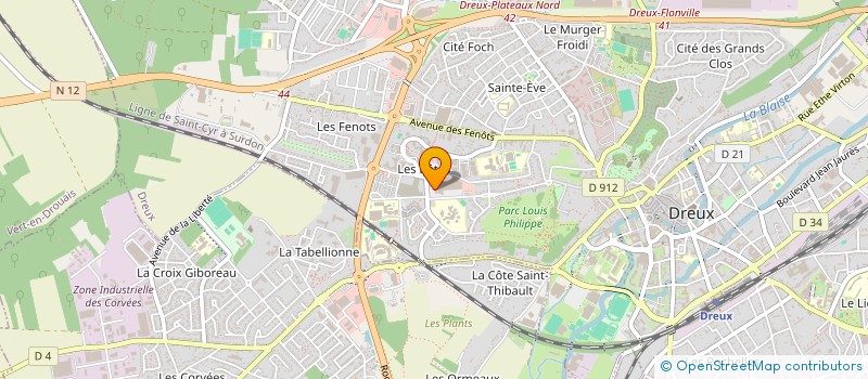 localisation de l'entreprise MONSIEUR BRAHIM SADIK  DREUX