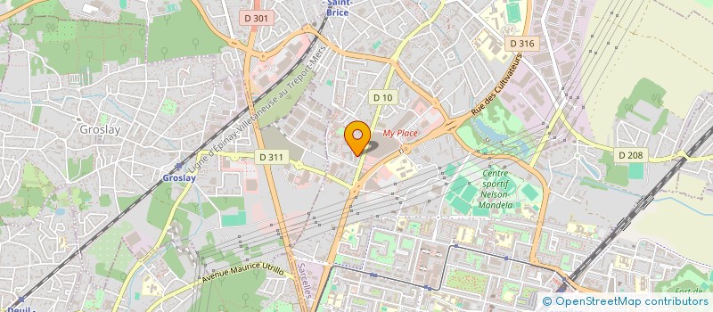 localisation de l'entreprise MONSIEUR BRAHIM SALHI à SARCELLES