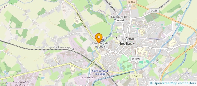 localisation de l'entreprise MONSIEUR BRAHIM SELLAM  SAINT-AMAND-LES-EAUX