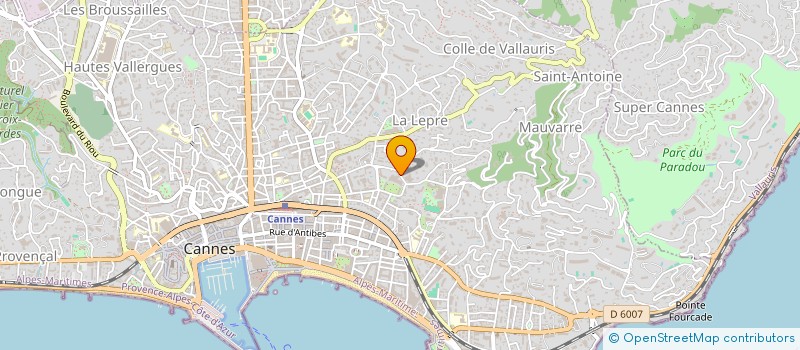 localisation de l'entreprise MONSIEUR BRAHIM SERRADJ à CANNES