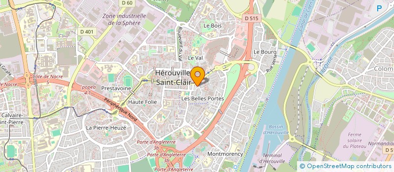 localisation de l'entreprise MONSIEUR BRAHIM SKOURY  HEROUVILLE SAINT CLAIR