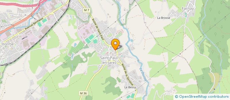 localisation de l'entreprise MONSIEUR BRAHIM SLIMANI à SAINT-PAUL-EN-JAREZ
