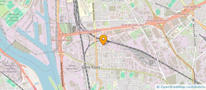 localisation de l'entreprise MONSIEUR BRAHIM SOLTANE  SAINT-FONS