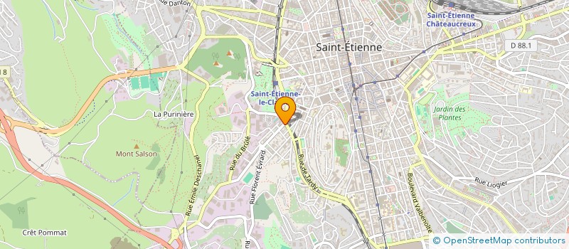 localisation de l'entreprise MONSIEUR BRAHIM SOUFI  SAINT-ETIENNE