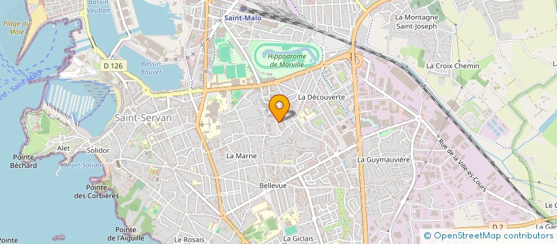 localisation de l'entreprise MONSIEUR BRAHIM SOUIHI  SAINT-MALO