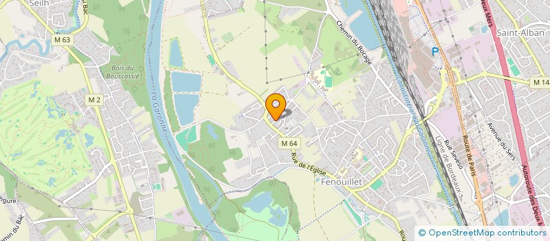 localisation de l'entreprise MONSIEUR BRAHIM SUZANNE  FENOUILLET