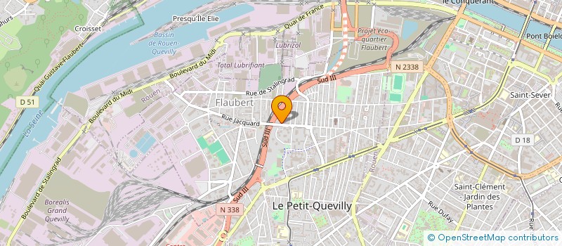 localisation de l'entreprise MONSIEUR BRAHIM TANDIA à LE PETIT-QUEVILLY