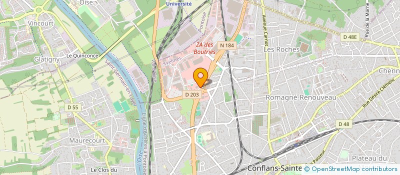 localisation de l'entreprise MONSIEUR BRAHIM TAOUI  CONFLANS-SAINTE-HONORINE