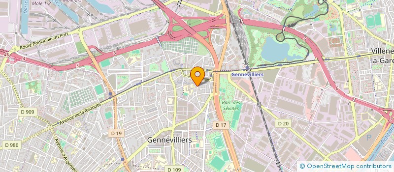 localisation de l'entreprise MONSIEUR BRAHIM TAOUTAOU  GENNEVILLIERS